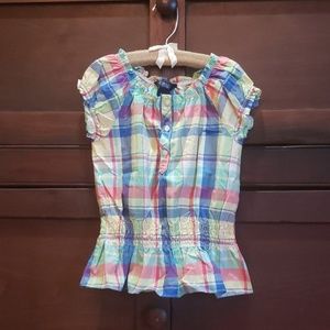 Plaid cotton top
